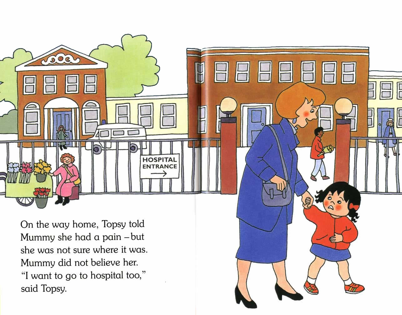Ladybird - Topsy Tim Books - Go To Hospital (10),绘本,绘本故事,绘本阅读,故事书,童书,图画书,课外阅读